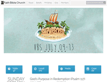 Tablet Screenshot of faith-bible.net