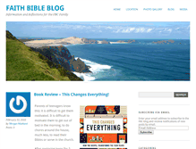 Tablet Screenshot of blog.faith-bible.net