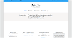 Desktop Screenshot of faith-bible.org